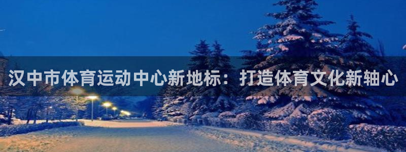 oety欧亿：汉中市体育运动中心新地标：打造体育文化新轴心